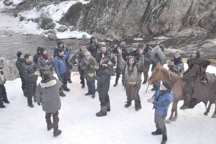 La película se terminó de filmar al pie del Monte Olivia, en Ushuaia.