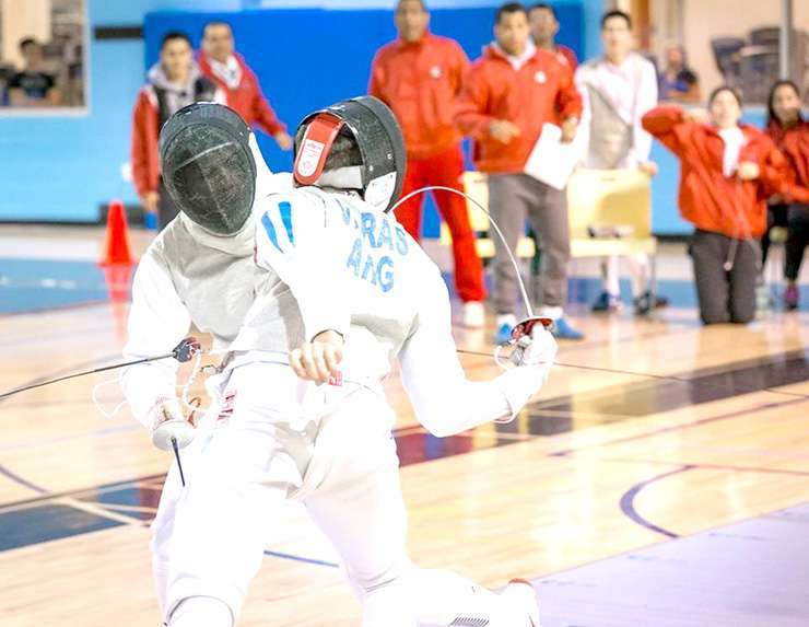 FLORETE INDIVIDUAL. En su paso por Pisa, el fueguino Erik Varas ganó 8 duelos y perdió 2.