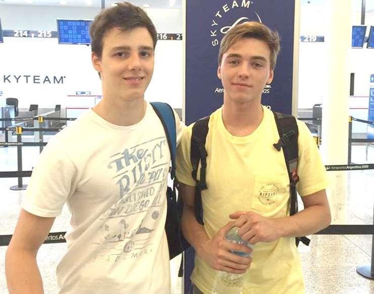 DUPLA. Nicolás Marino y Erik Varas (Fotos: Facebook).