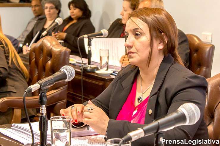 Andrea Freites, legisladora del FPV.