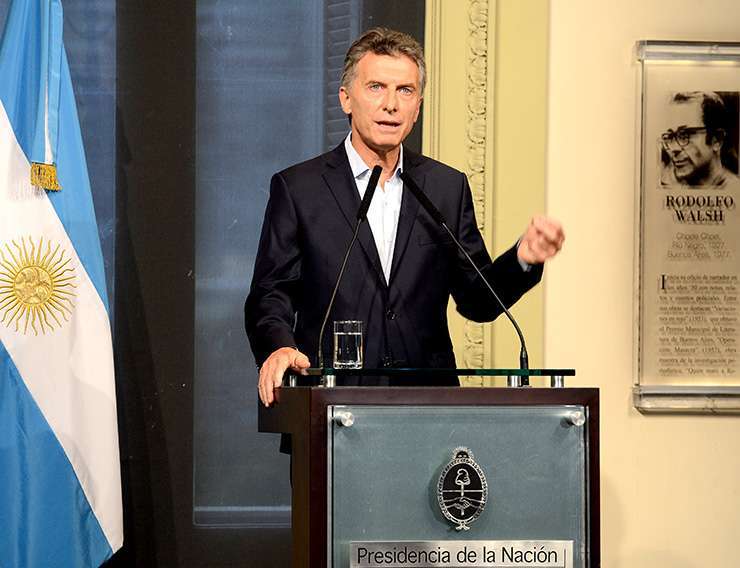 Presidente de la Nación, Mauricio Macri.