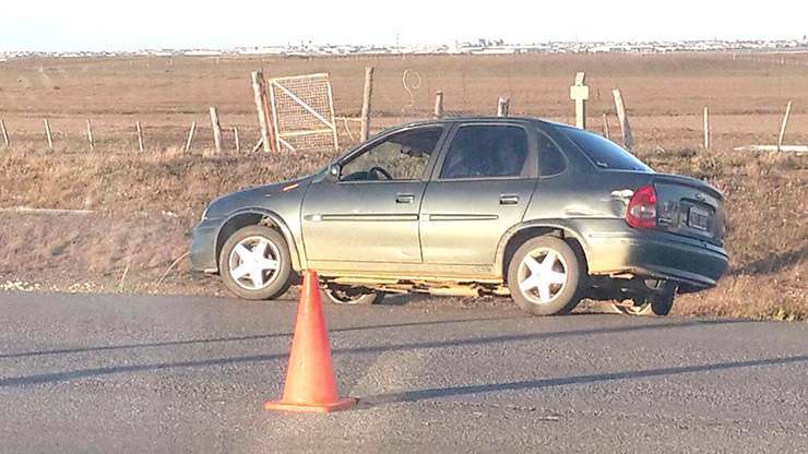 El Chevrolet Corsa fue demorado en el puesto José Menéndez.