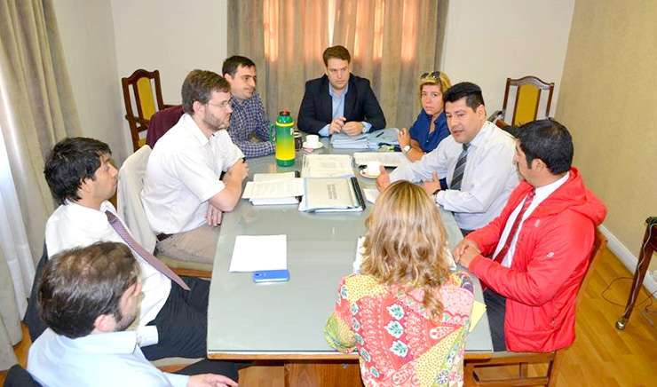 Von Der Thusen se reunió con representantes de áreas administrativas y contables.