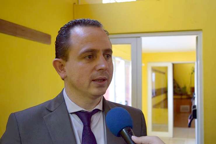 Ministro de Gobierno y Seguridad, Gastón Díaz.