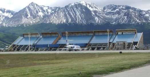 Aeropuerto de Ushuaia. Imagen ilustrativa.