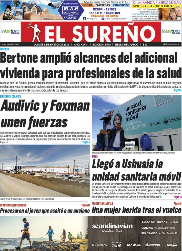 Tapa del día 03-01-2019