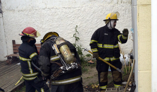 Principio de incendio por una "parrillada" - El Sureño