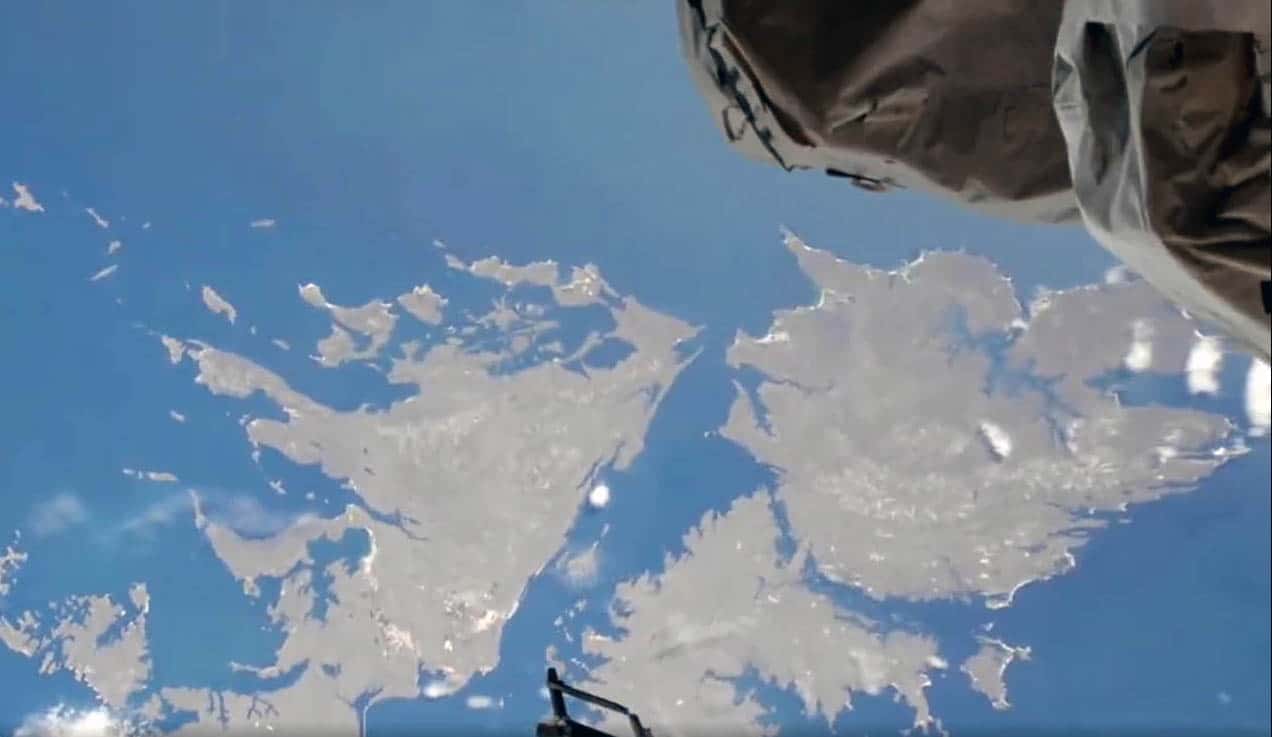 Las Malvinas Vista En Video Desde La Estaci N Espacial Internacional Diario El Sure O