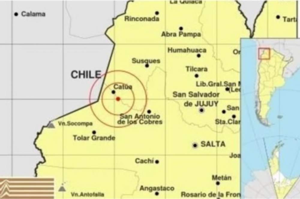 Jujuy Un Fuerte Sismo Sacudió La Provincia Diario El Sureño 0798