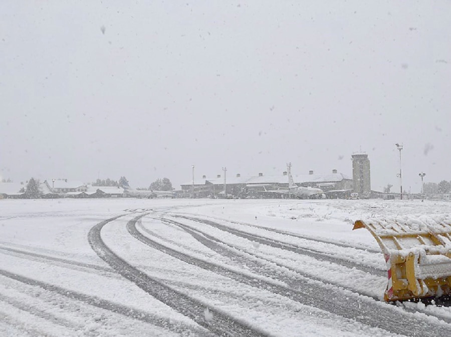 Comenzó el Operativo Nieve en aeropuertos del sur