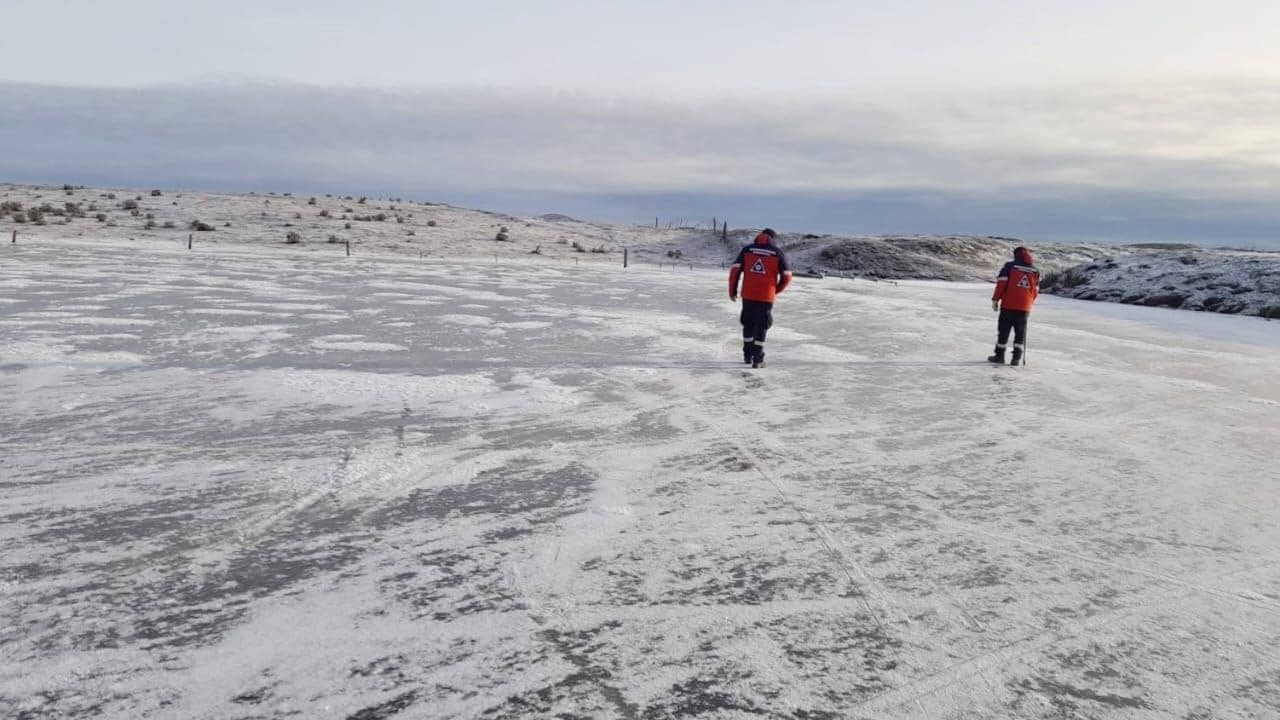 Laguna de los Patos: se encuentra habilitada para actividades invernales