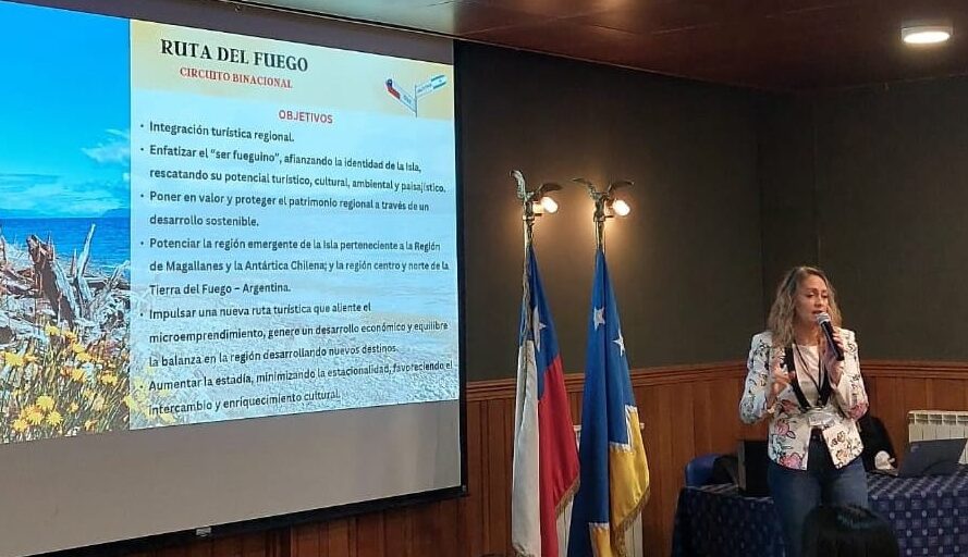 El proyecto circuito binacional “Ruta del Fuego” fue exhibido en Chile por el Infuetur