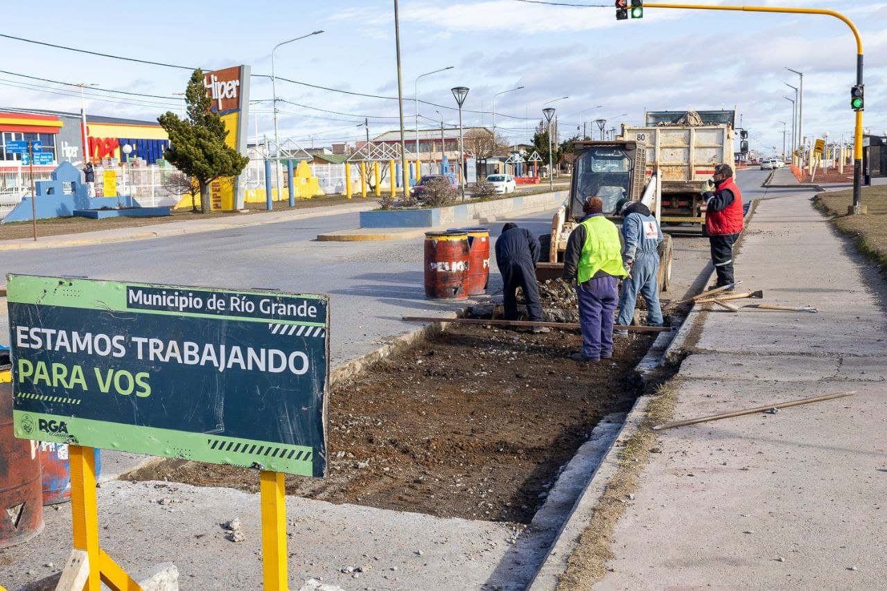 Está en marcha el plan de obras viales en Río Grande