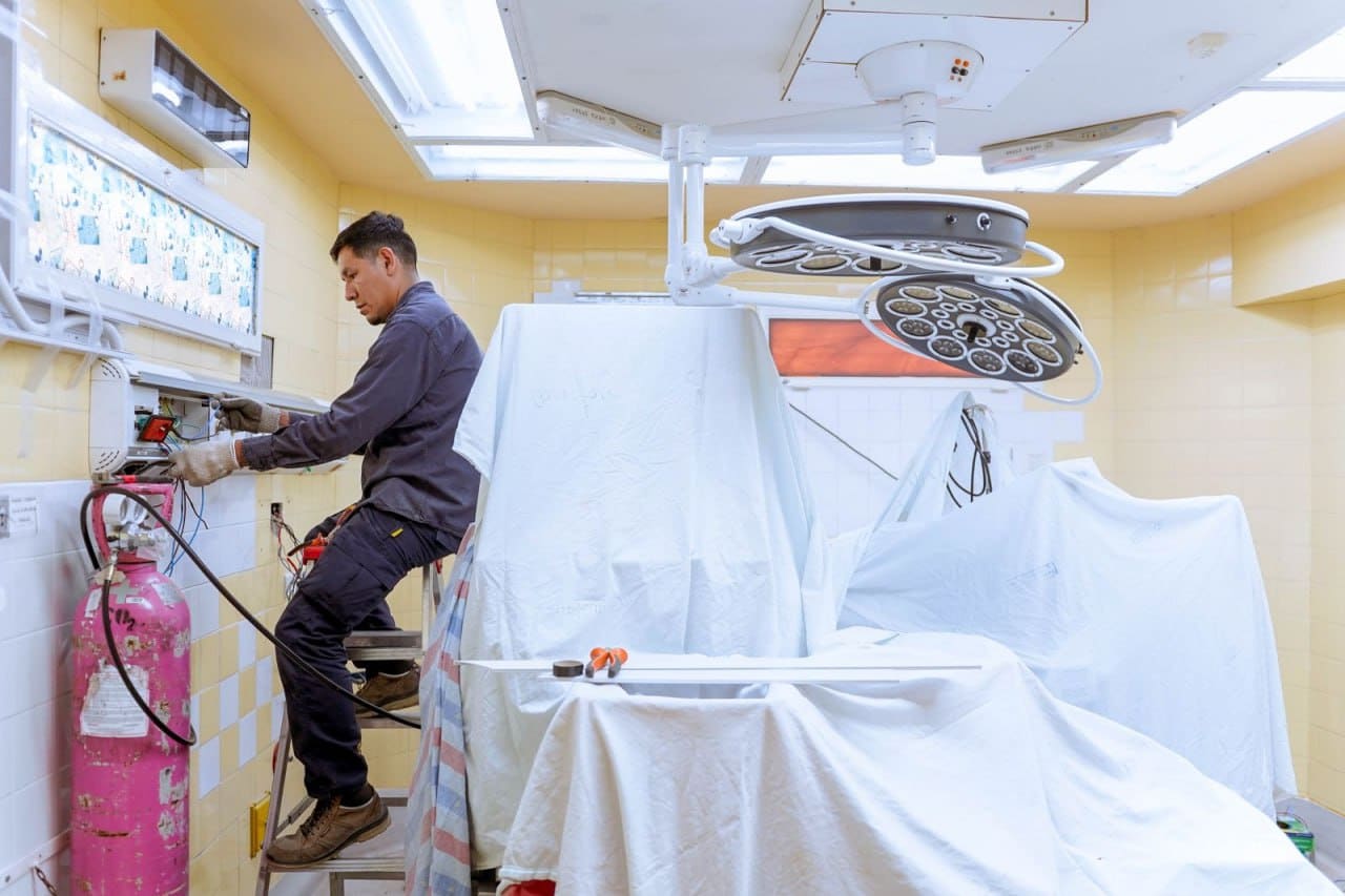 Remodelación en los quirófanos del hospital de Río Grande