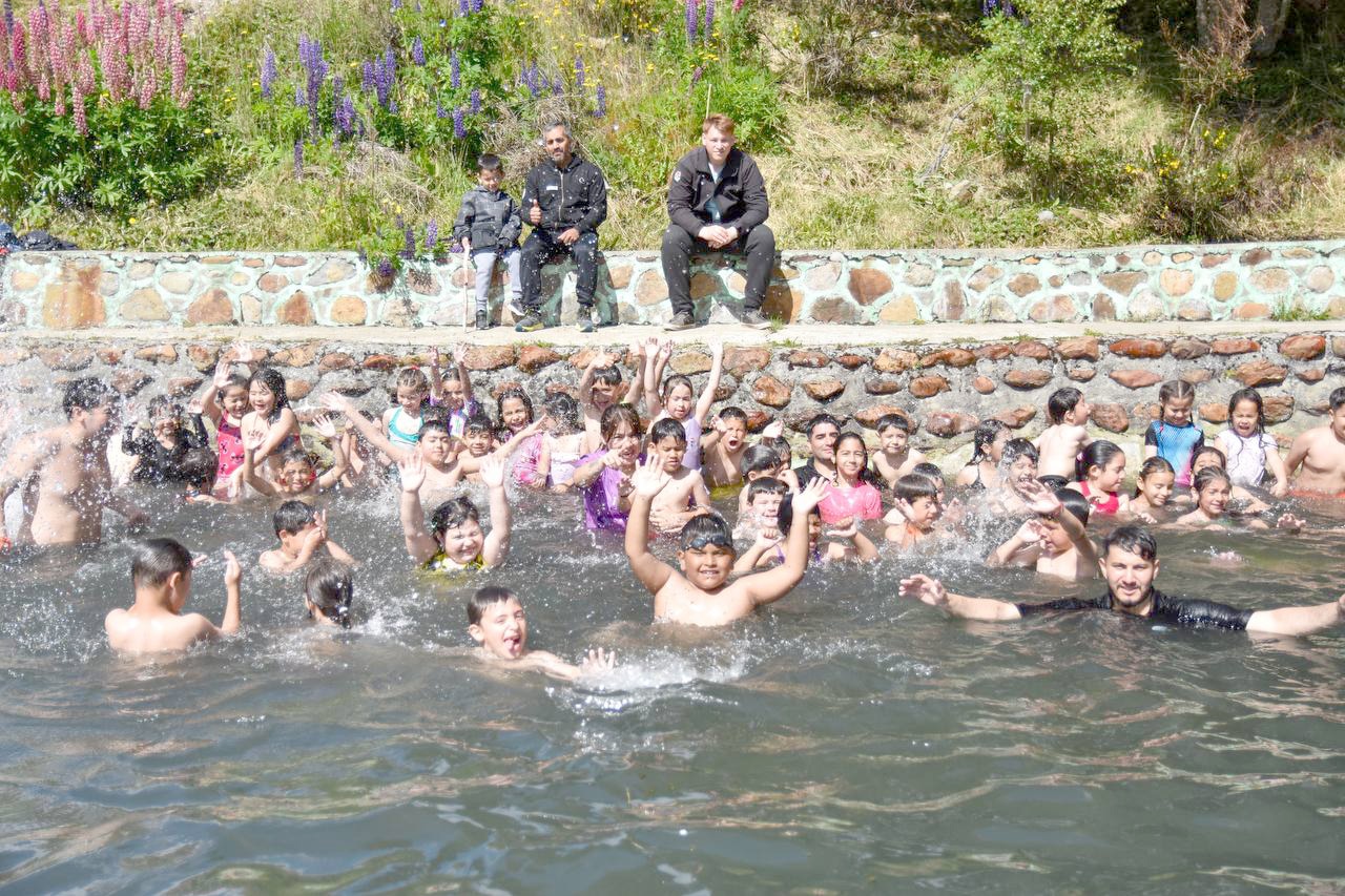 Después de muchos años se vuelve a disfrutar de las Termas del Río Valdez