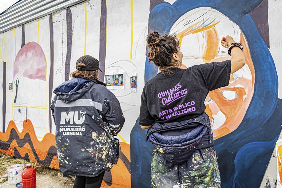 Artistas de Quilmes realizaron dos nuevos murales