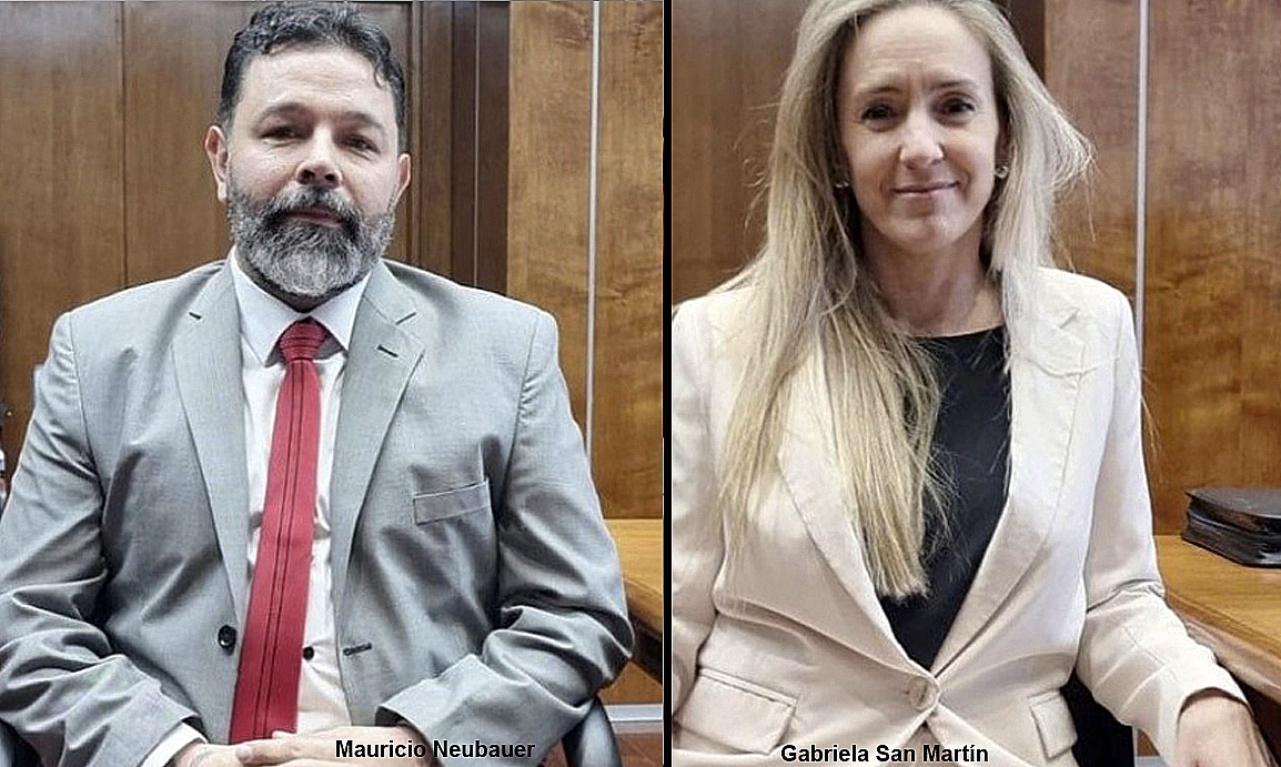 Mauricio Neubauer y Gabriela San Martín jurarán como jueces